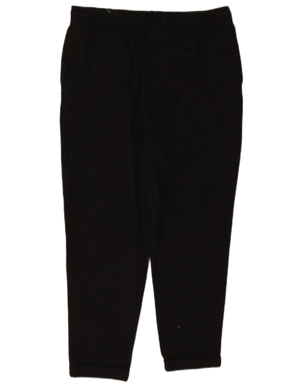Pantaloni chino affusolati da uomo Zara grandi W32 L28 poliestere nero