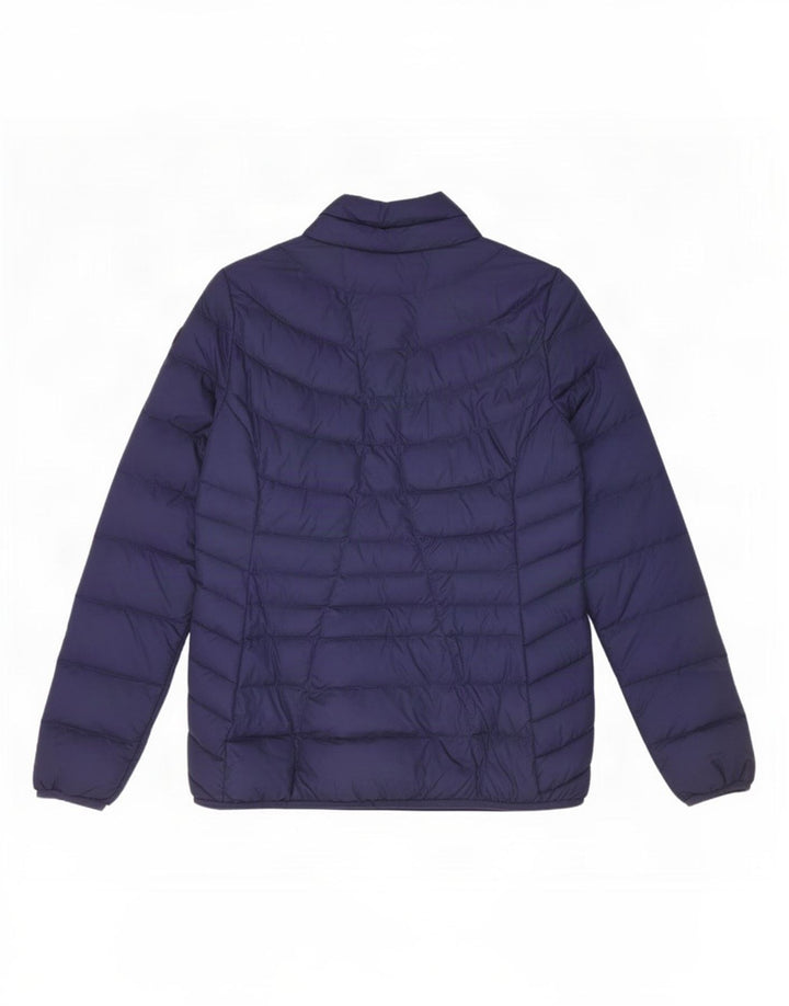 Giacca imbottita da donna Puma UK 10 Small nylon blu navy