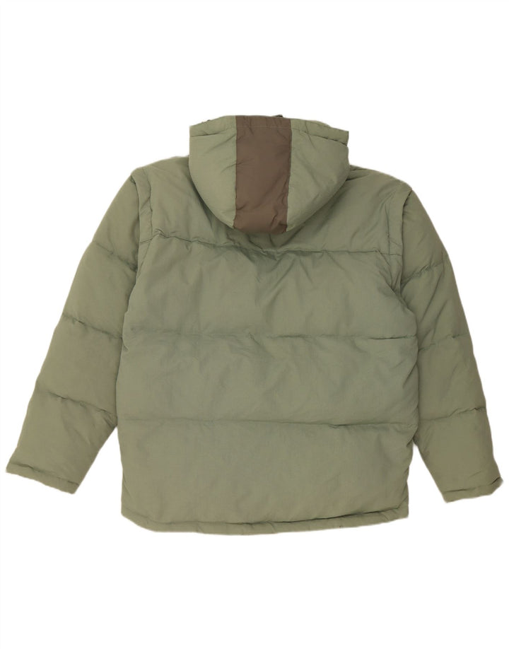 Giacca imbottita con cappuccio Fila da uomo UK 36 Small Verde Poliammide