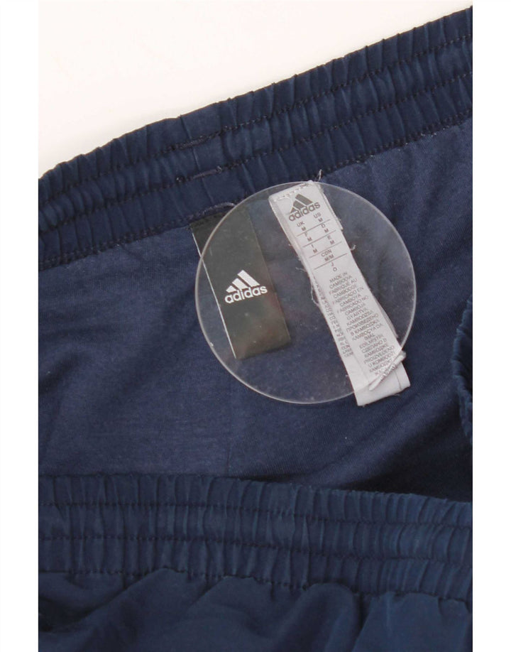 Pantaloni da tuta da uomo Adidas Joggers medi in poliestere blu navy