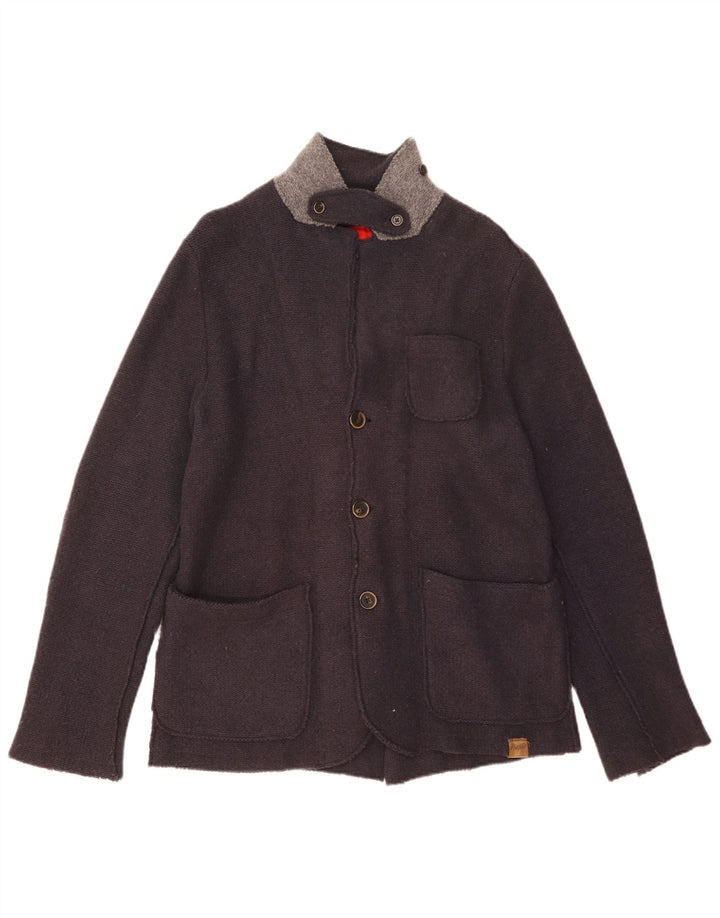 Giacca blazer da uomo a 3 bottoni Playlife UK 38 medio blu navy