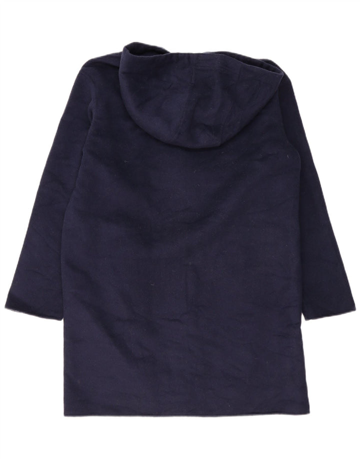 Cappotto oversize da donna BENETTON UK 10 piccolo in lana blu navy