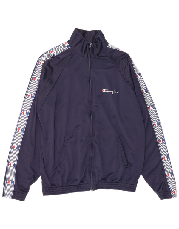 Giacca sportiva da donna con grafica Champion UK 18 XL Poliestere blu navy