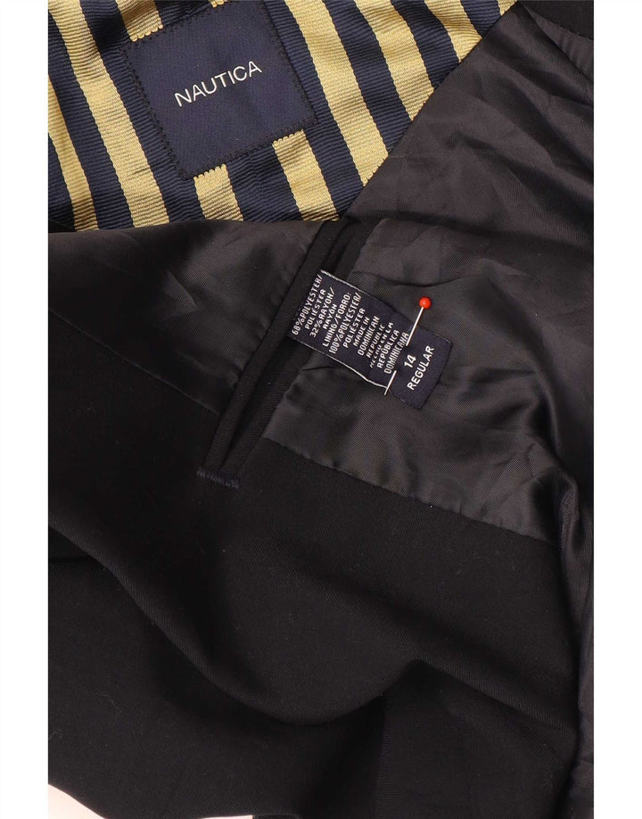 Giacca blazer a 2 bottoni Nautica da ragazzo 13-14 anni in poliestere nero