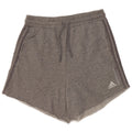 Pantaloncini sportivi Adidas da donna UK 12/14 Cotone grigio medio