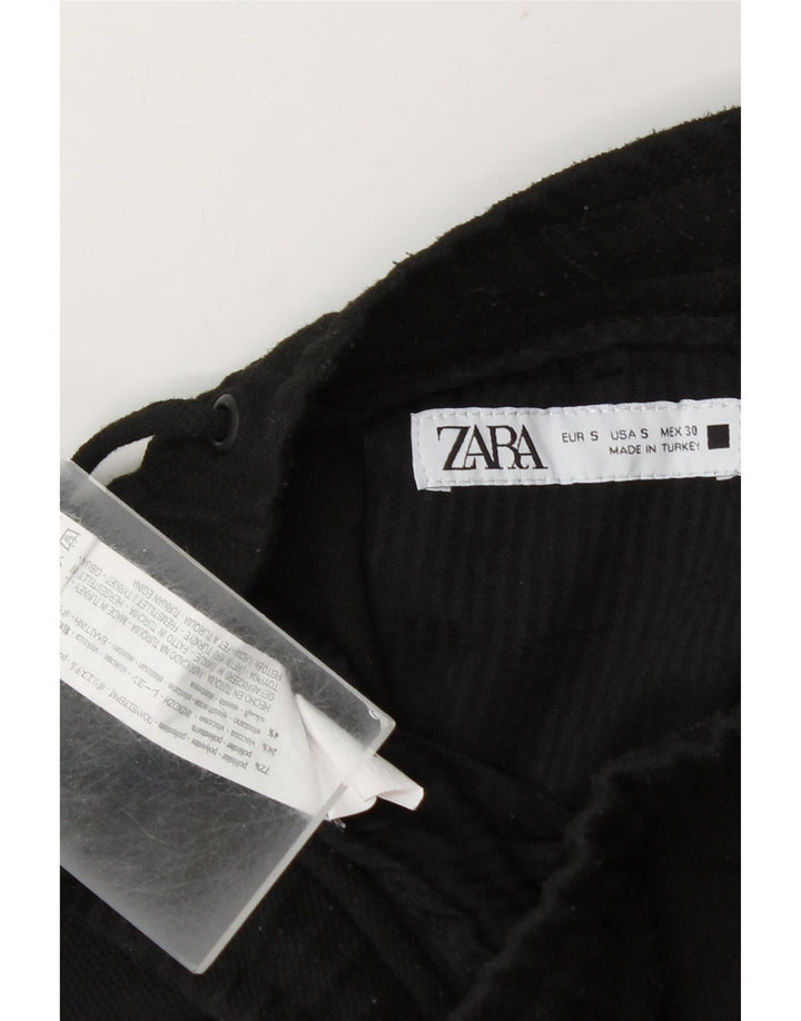 Pantaloncini sportivi da uomo Zara piccoli in poliestere nero