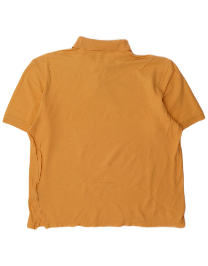 Polo da uomo Eddie Bauer in cotone giallo medio