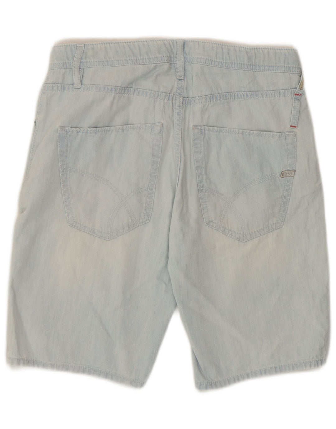 Pantaloncini di jeans da uomo Gas W29 cotone blu medio
