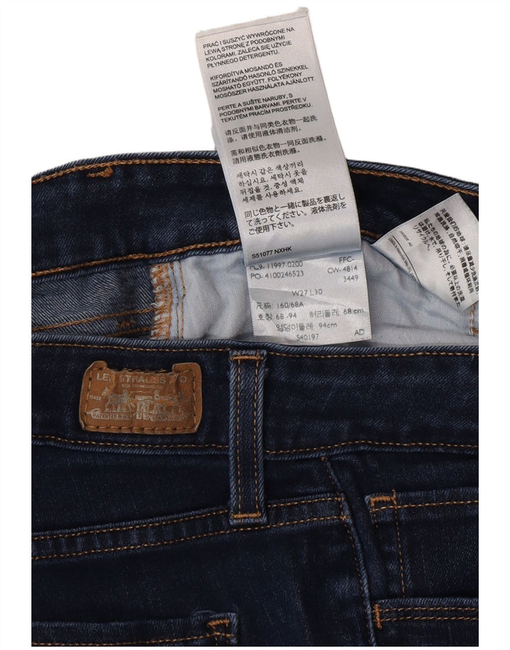 Jeans skinny da donna LEVI'S W27 L30 cotone blu