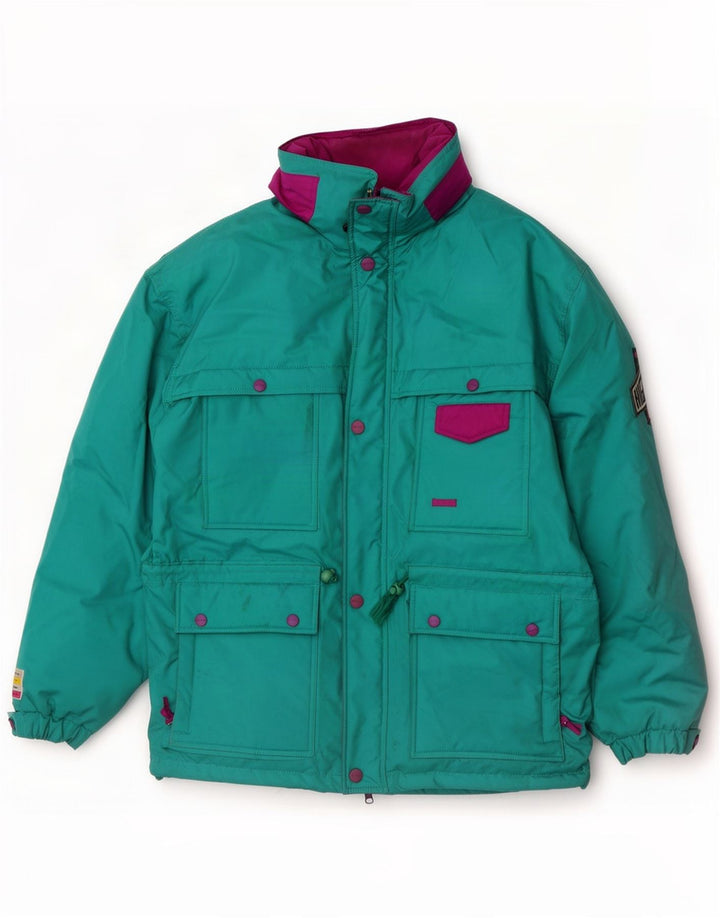 Giacca da sci da uomo con cappuccio grafico Ellesse IT 50 Large Green Colourblock