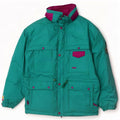 Giacca da sci da uomo con cappuccio grafico Ellesse IT 50 Large Green Colourblock