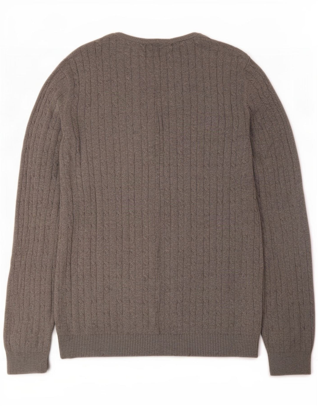 Maglione maglione girocollo da uomo Jack & Jones in cotone grigio medio