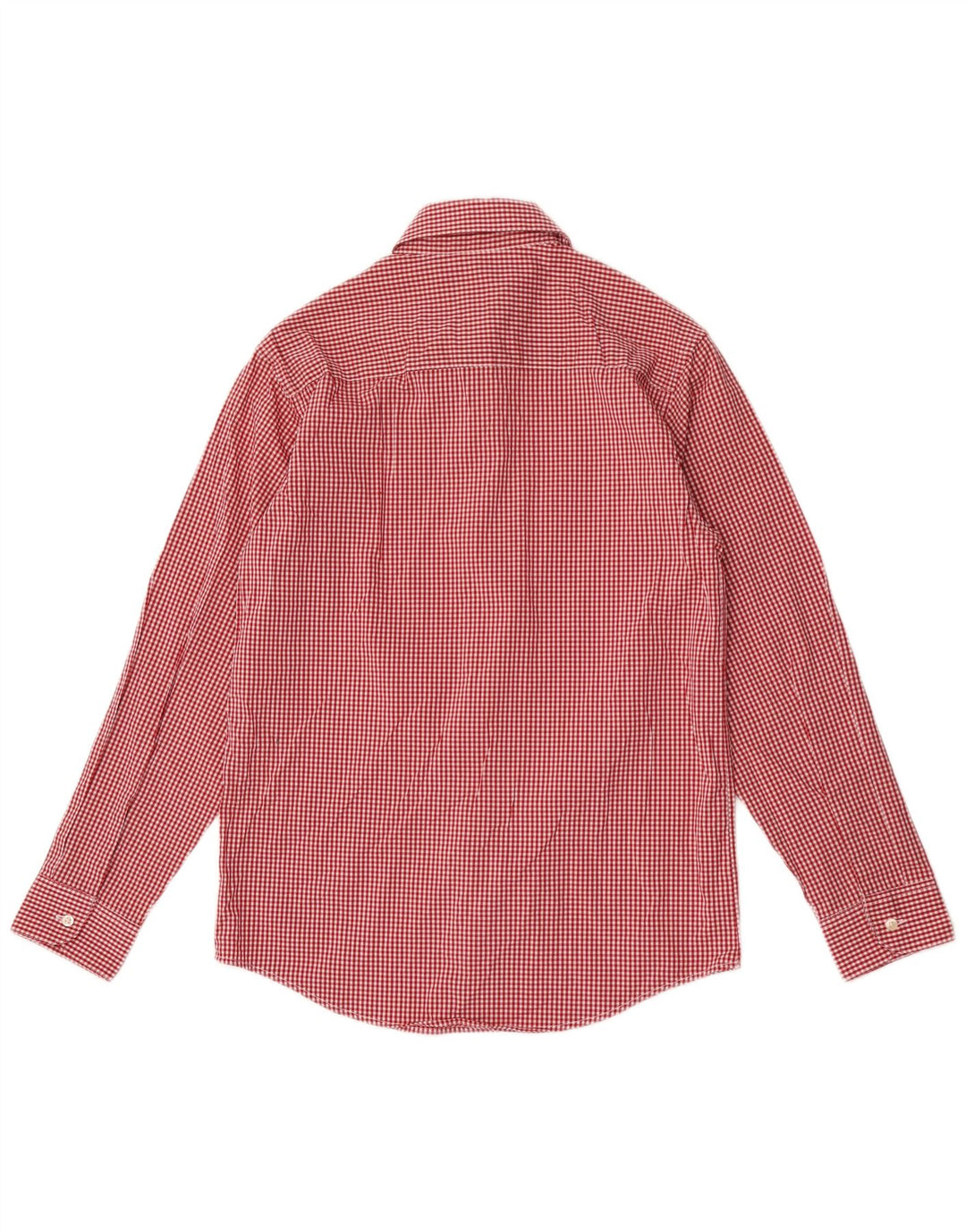 Camicia elasticizzata Chaps Boys 12-13 anni Grande in cotone a quadretti rossi