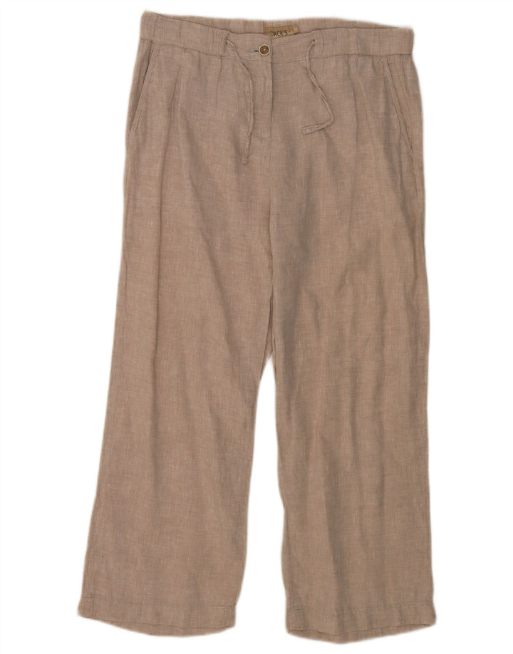 Pantaloni corti da donna dalla vestibilità rilassata di Dack medi W28 L25 Beige