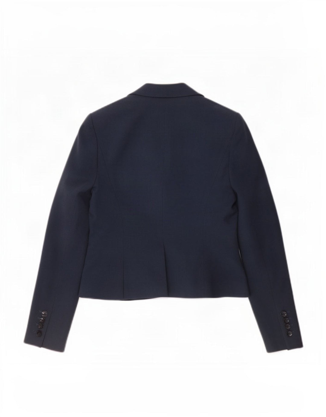 L.K. Giacca blazer da donna a 1 bottone Bennett UK 10 piccola in poliestere blu navy