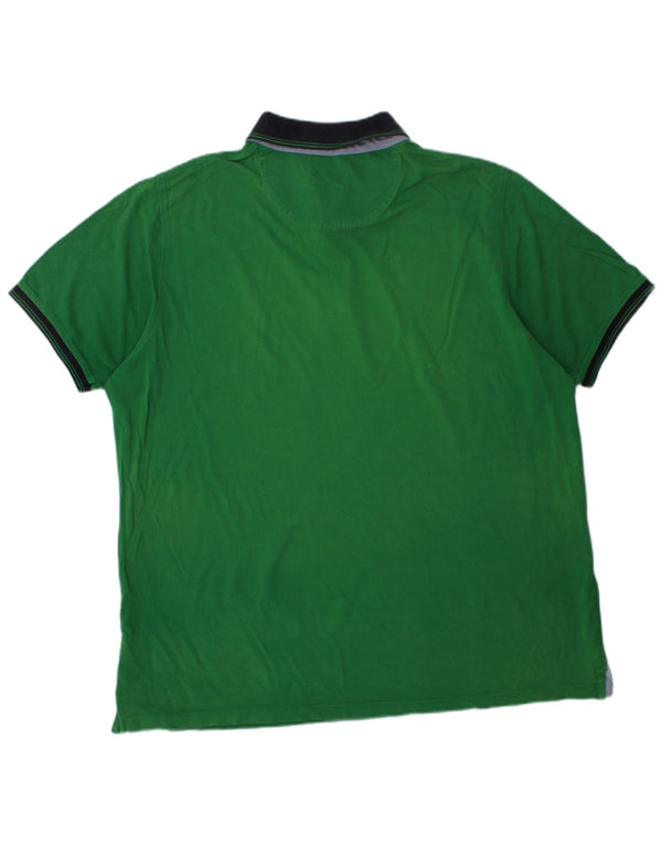 Polo Bugatti da uomo 3XL in cotone verde