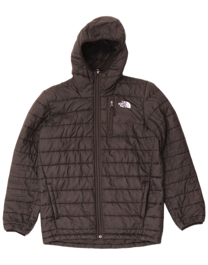 Giacca imbottita con cappuccio The North Face da ragazzo 14-15 anni XL poliestere nero