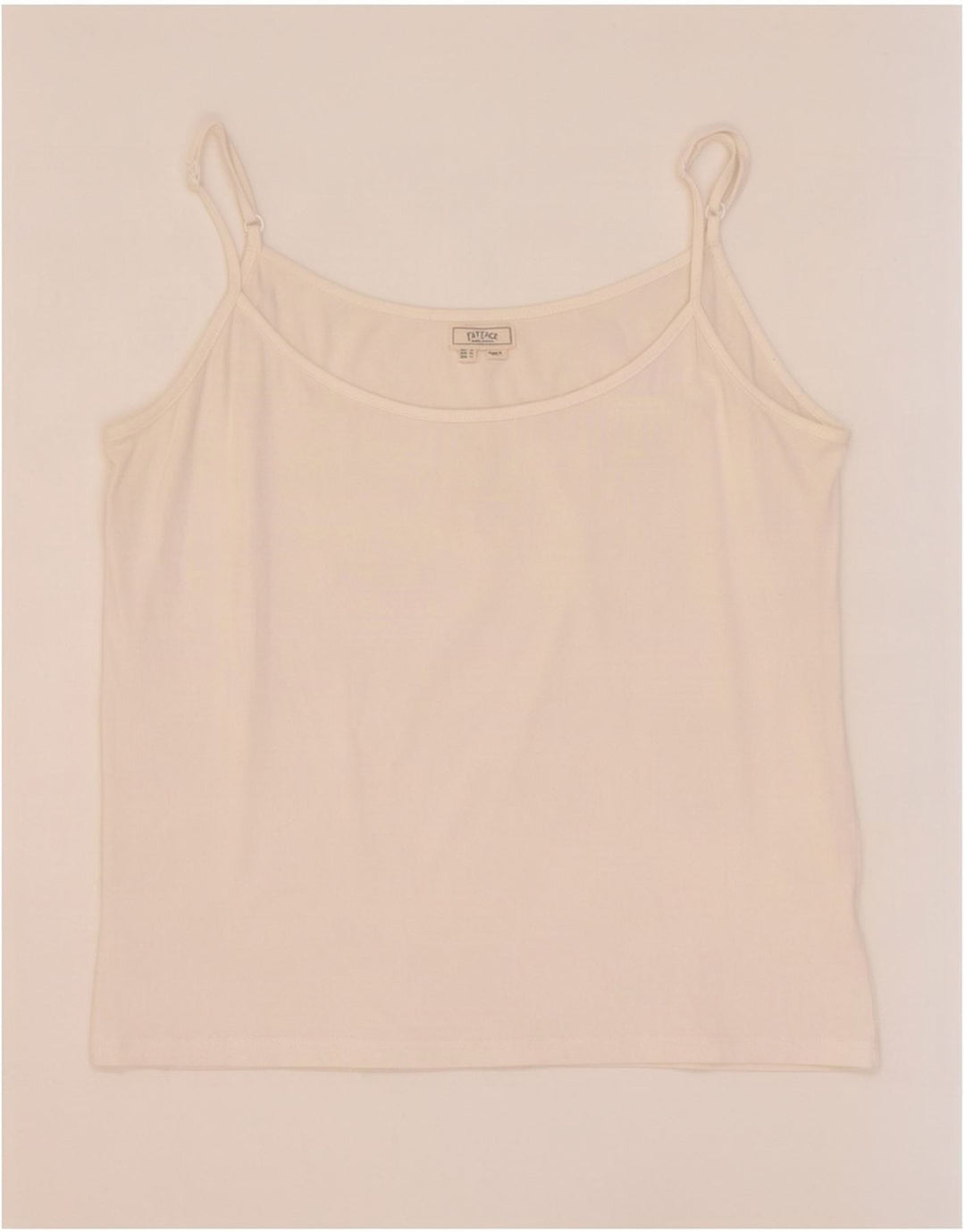 Canotta da donna Fat Face UK 14 grande cotone bianco