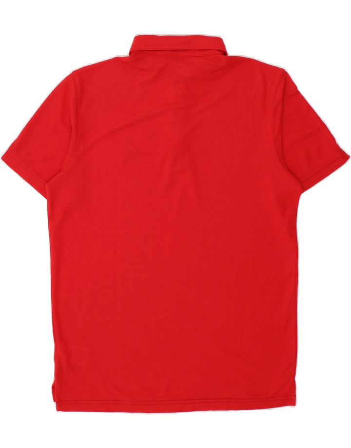 ADIDAS Mens Polo Shirt Size 40/42 Medium Red Polyester Vintage Adidas and Second-Hand Adidas from Messina Hembry 