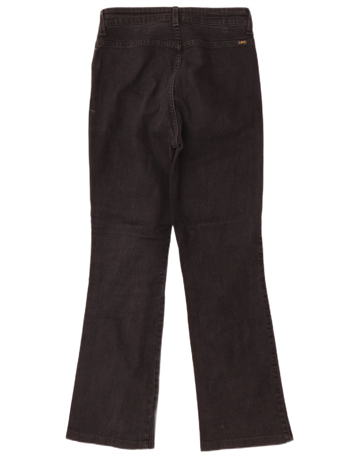 Jeans Bootcut a vita alta da donna Lee W31 L30 cotone nero