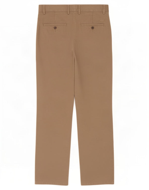 Pantaloni chino dritti da uomo Dockers W32 L32 in cotone beige