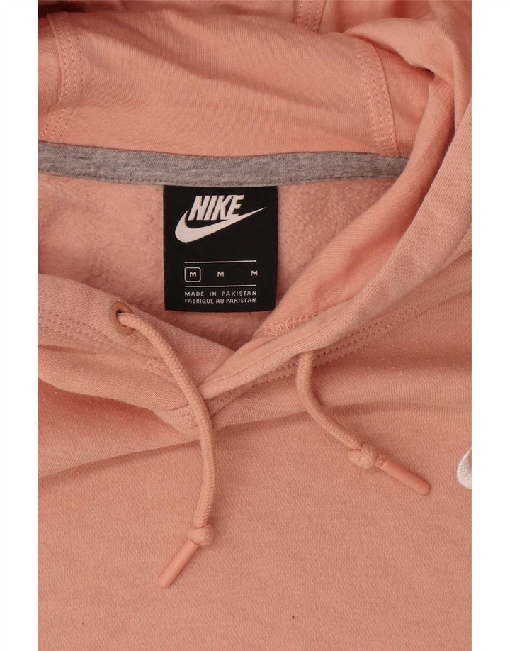 Felpa con cappuccio da uomo Nike in cotone rosa medio