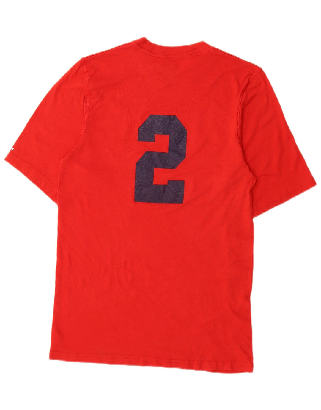 RUSSELL ATHLETIC T-shirt grafica da uomo Top piccola in poliestere rosso