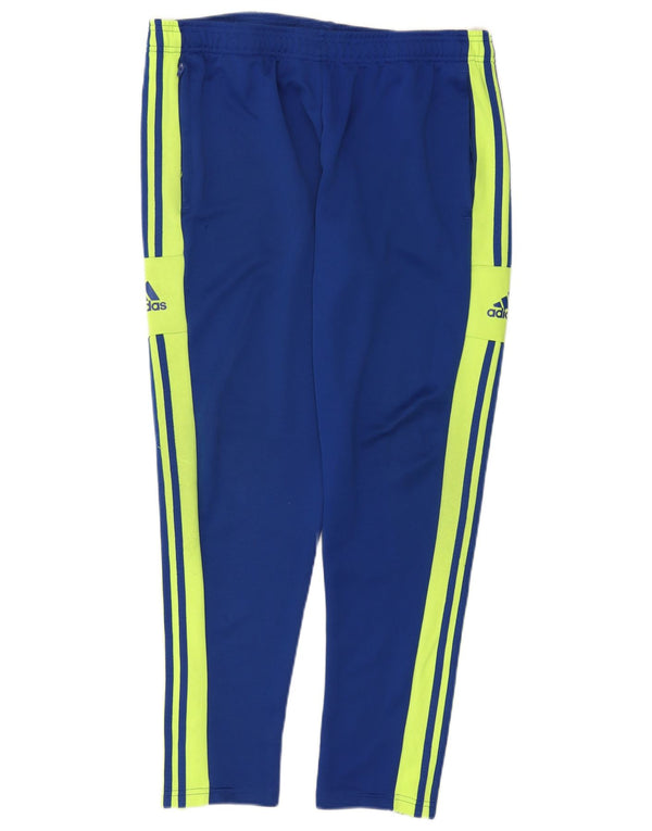 Pantaloni da tuta Adidas Aeroready da uomo XL Blu in poliestere color block