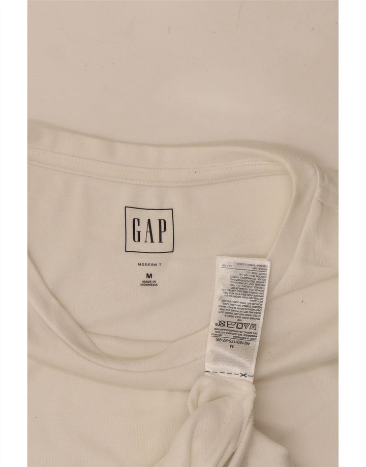 GAP T-shirt da donna dal taglio moderno, taglia UK 12, cotone bianco medio