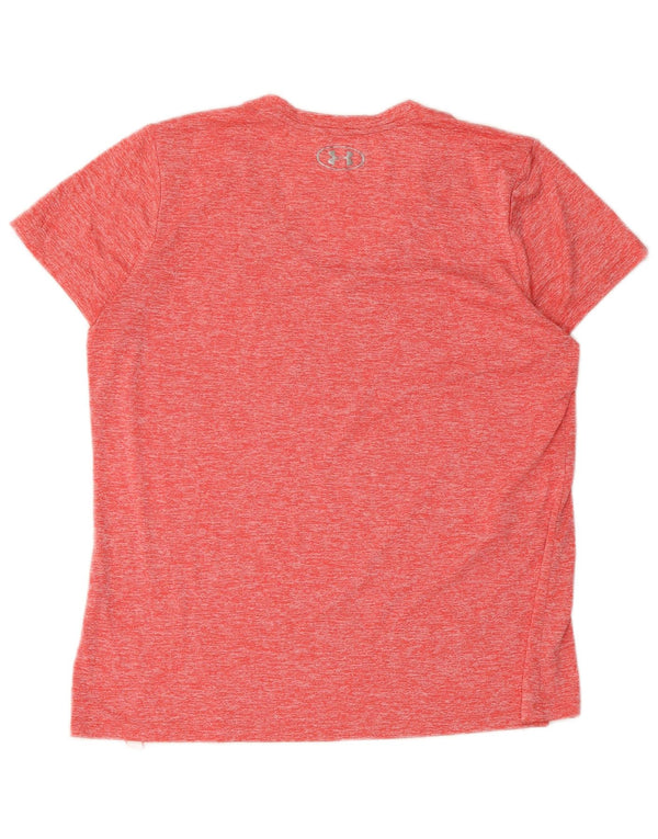 Maglietta a maniche corte da donna Under Armour UK 16 Large Orange Sports