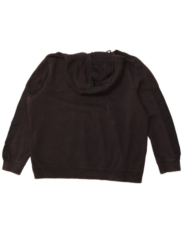 Felpa con cappuccio grafica NIKE da uomo XL in cotone nero