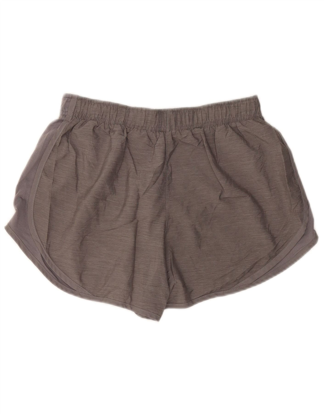 Pantaloncini sportivi NIKE Dri Fit da donna UK 14 Poliestere grigio medio