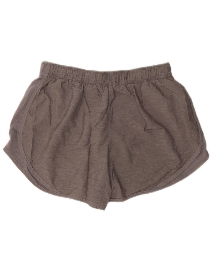 Pantaloncini sportivi NIKE Dri Fit da donna UK 14 Poliestere grigio medio