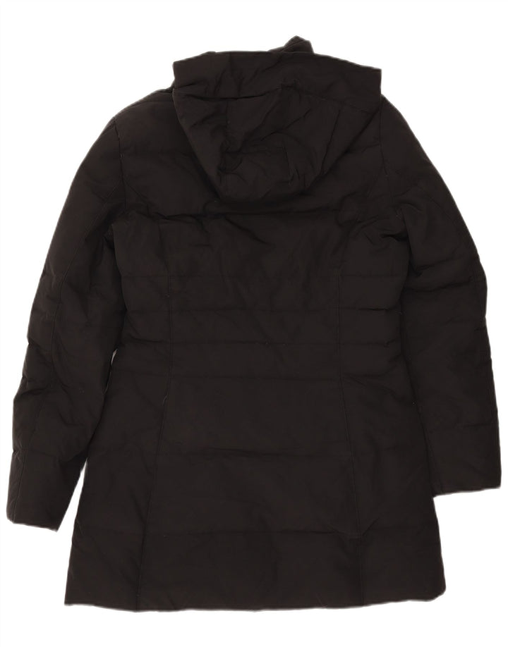 Cappotto imbottito con cappuccio da donna Woolrich UK 10 piccolo nero