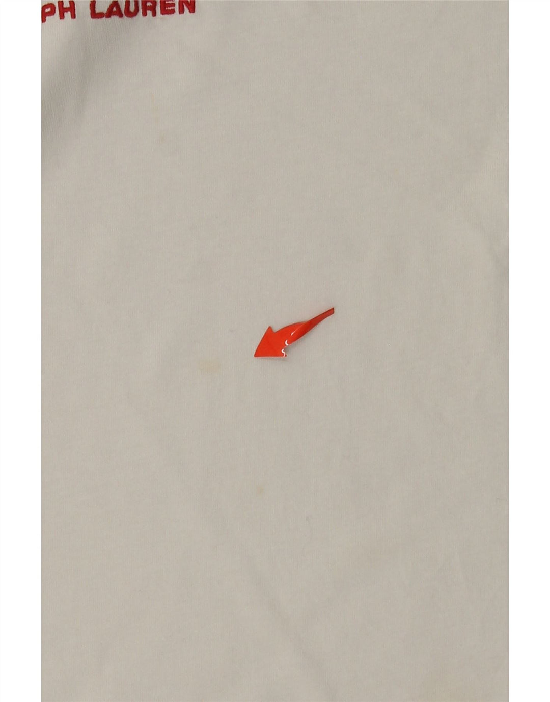 POLO RALPH LAUREN T-shirt grafica da uomo slim fit personalizzata Top Large Bianco