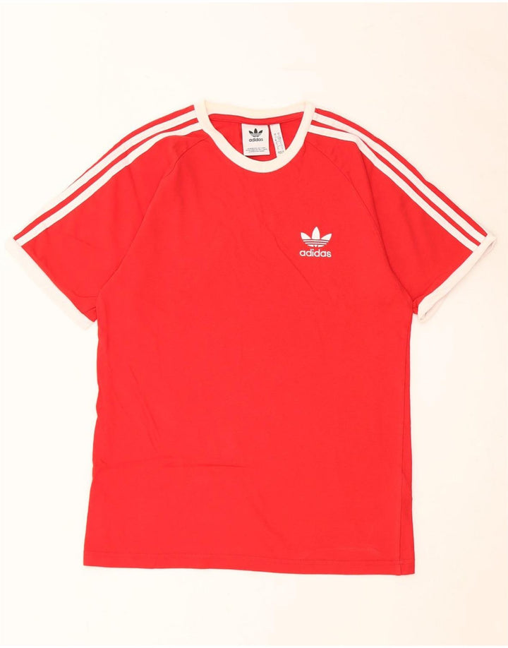 T-shirt ADIDAS da uomo Top piccola rossa in cotone