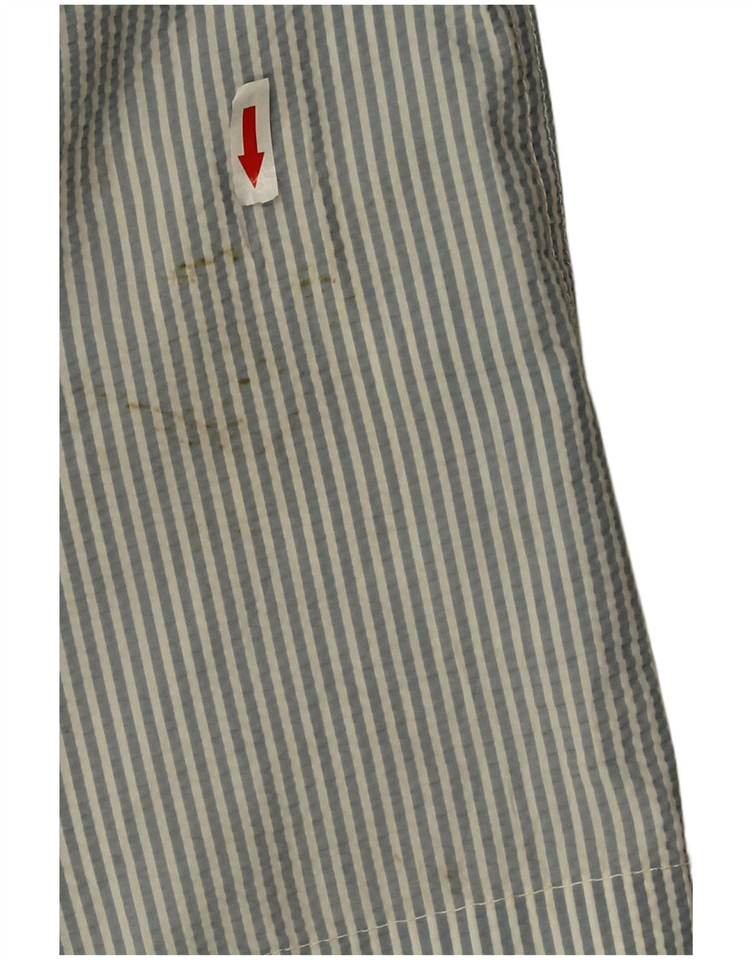 Pantaloncini da bagno da uomo Zara in poliestere gessato blu medio