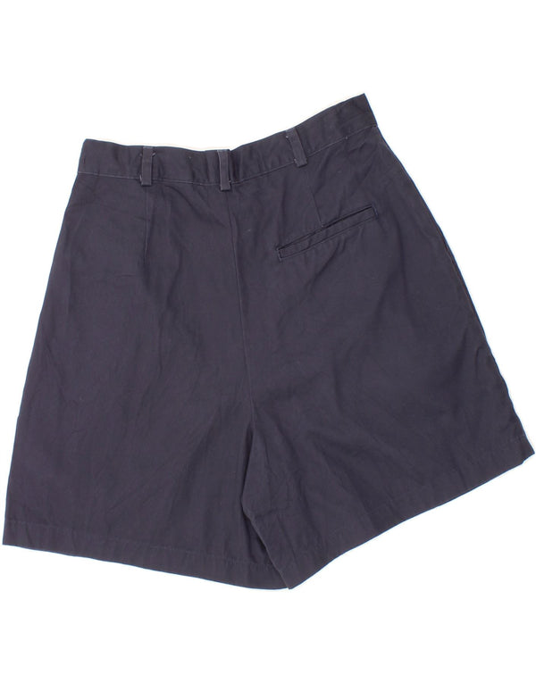 DOCKERS Womens Khakis High Waist Pegged Chino Shorts US 12 Large W28 Blue