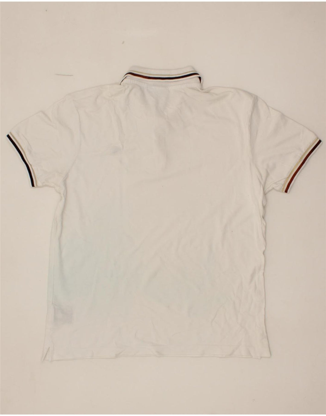 DIADORA Mens Polo Shirt Large White Cotton Vintage Diadora and Second-Hand Diadora from Messina Hembry 