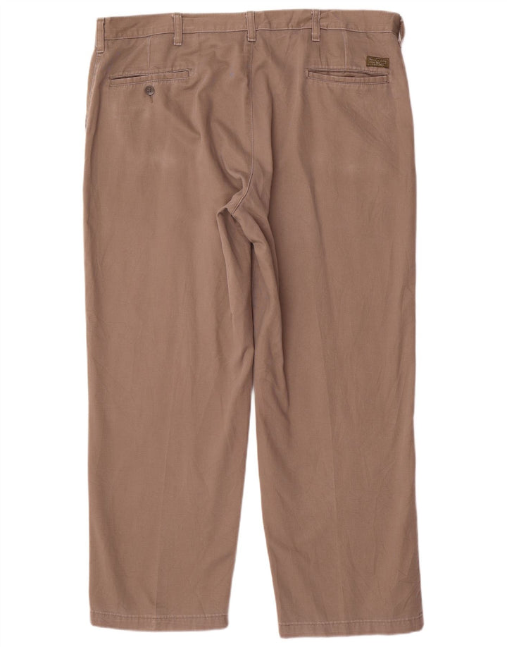 Pantaloni chino dritti da uomo LEE W40 L29 in cotone marrone