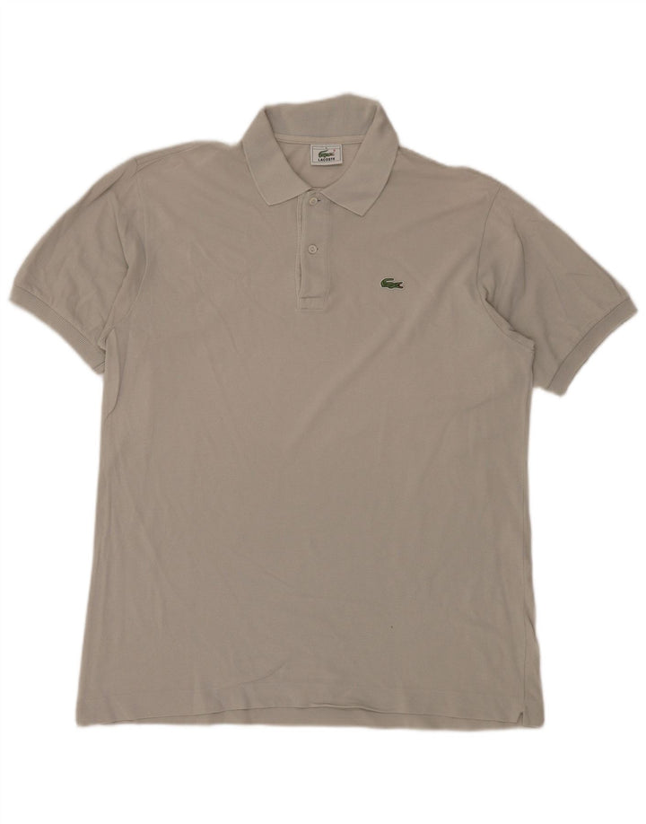 Polo da uomo LACOSTE taglia 5 grande in cotone grigio