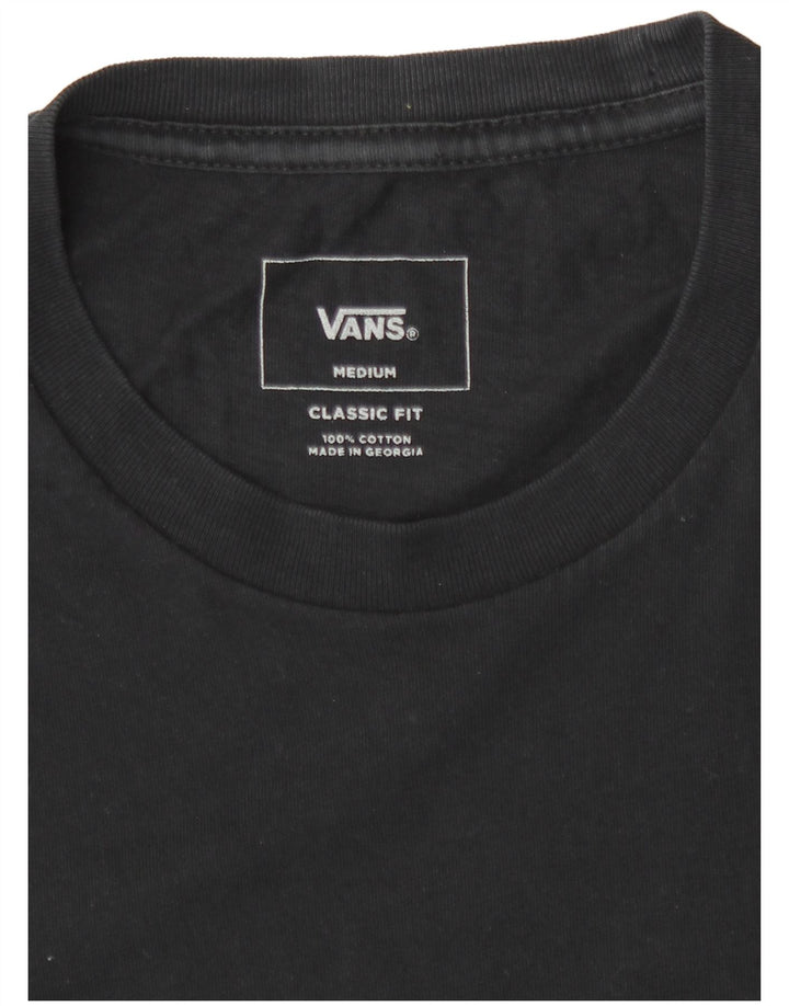 T-shirt da uomo Vans Classic Fit, vestibilità media, cotone nero