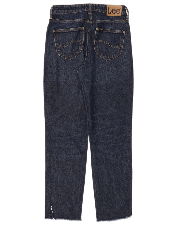 Jeans dritti Lee da donna Mom W25 L27 cotone blu navy