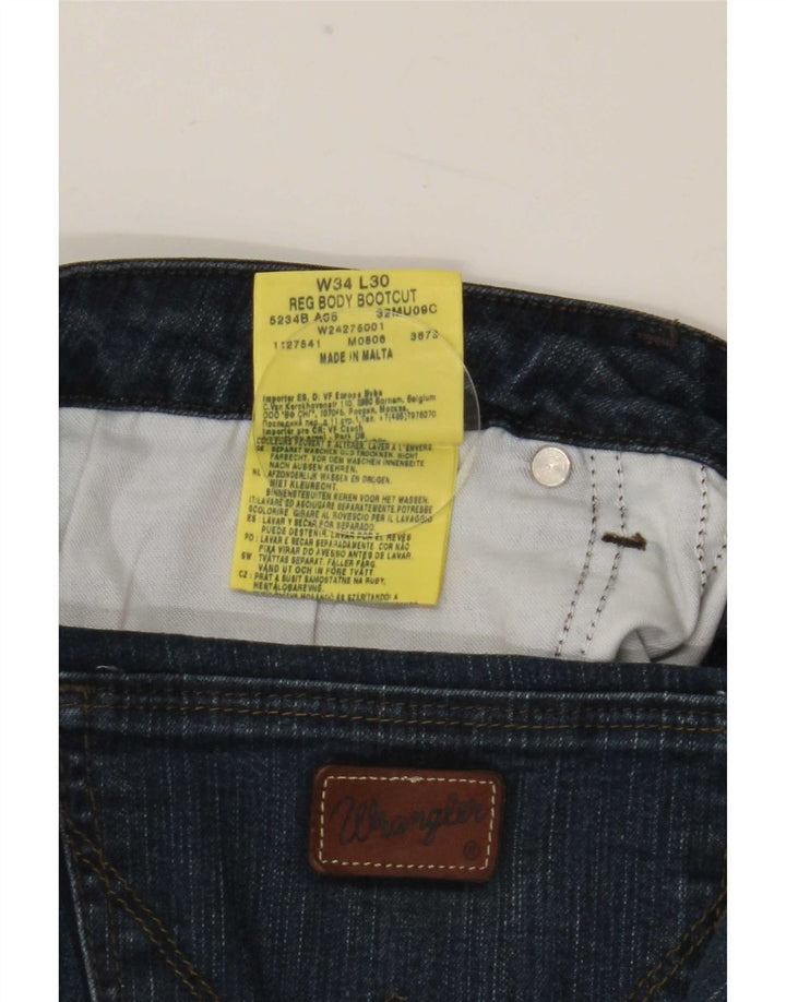 Jeans Bootcut da donna Wrangler W34 L30 cotone blu navy