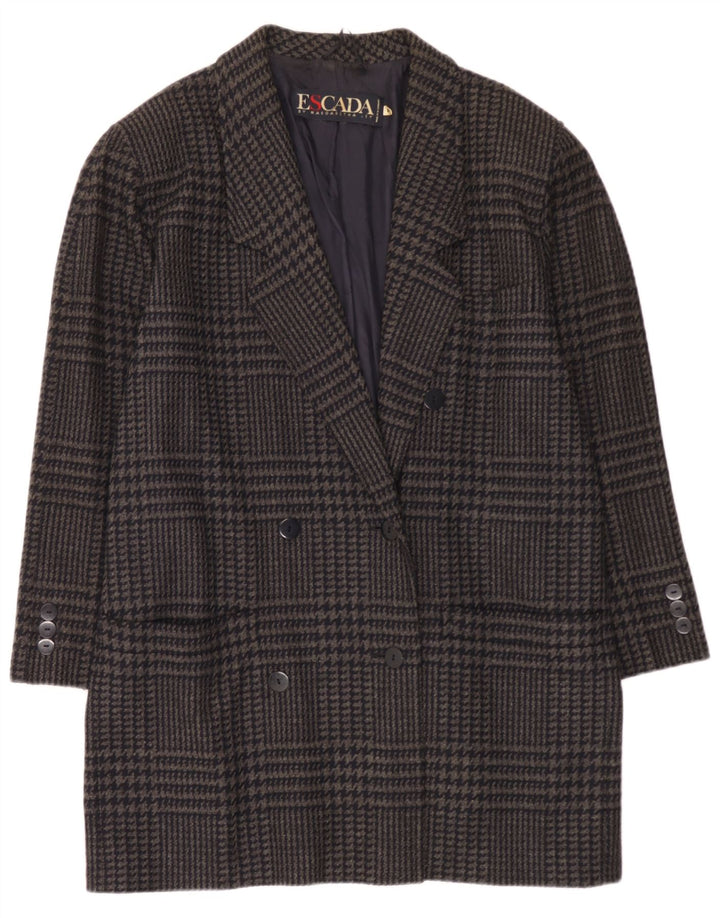Cappotto doppiopetto da donna Escada di Margaretha Ley EU 40 Grigio medio