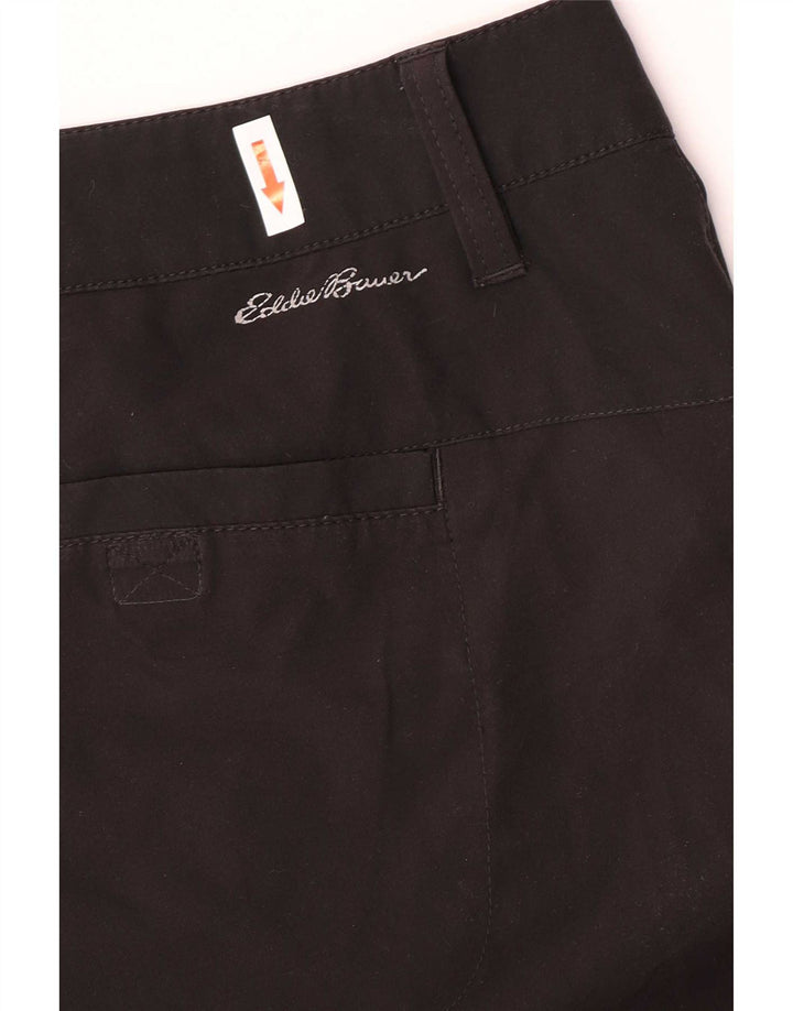 Pantaloncini da trekking da donna Eddie Bauer US 12 Large W34 Poliestere nero