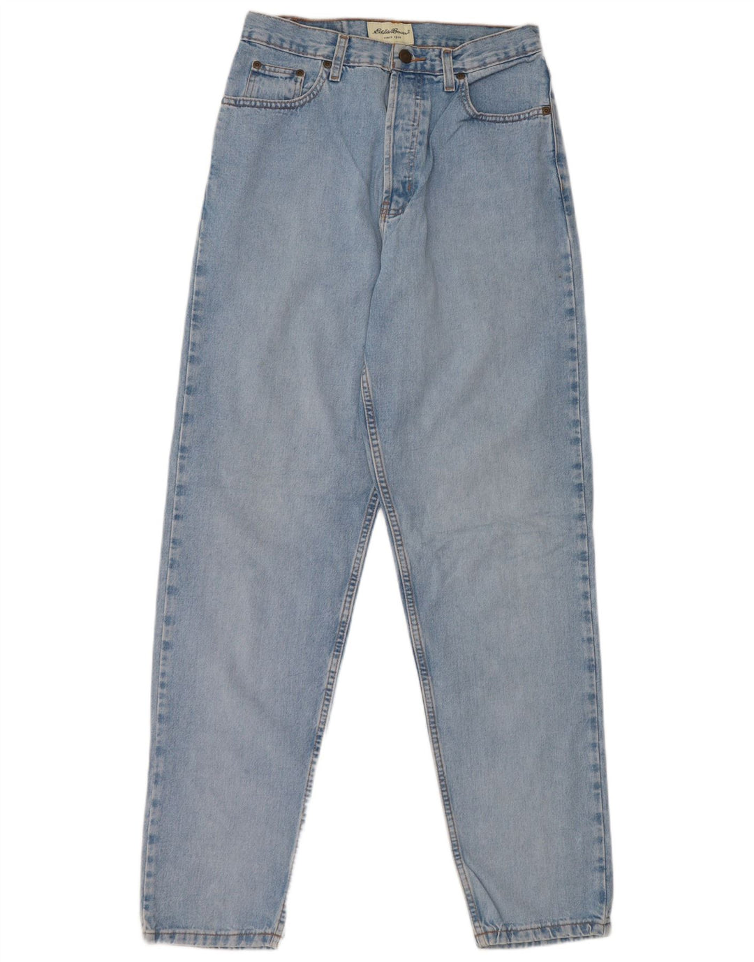 Jeans affusolati da donna EDDIE BAUER US 8 medio W28 L33 cotone blu