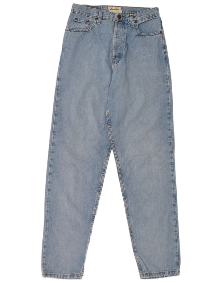 Jeans affusolati da donna EDDIE BAUER US 8 medio W28 L33 cotone blu