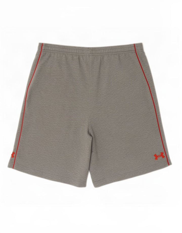 Pantaloncini sportivi da uomo Under Armour grandi in poliestere grigio
