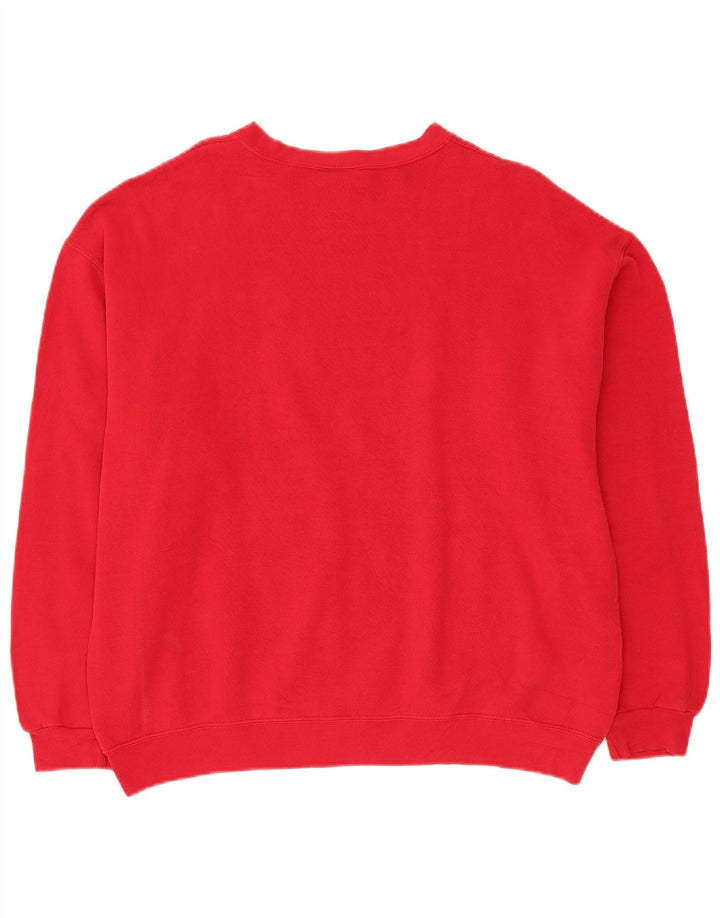 Felpa da uomo LEE Maglione XL Rosso Cotone